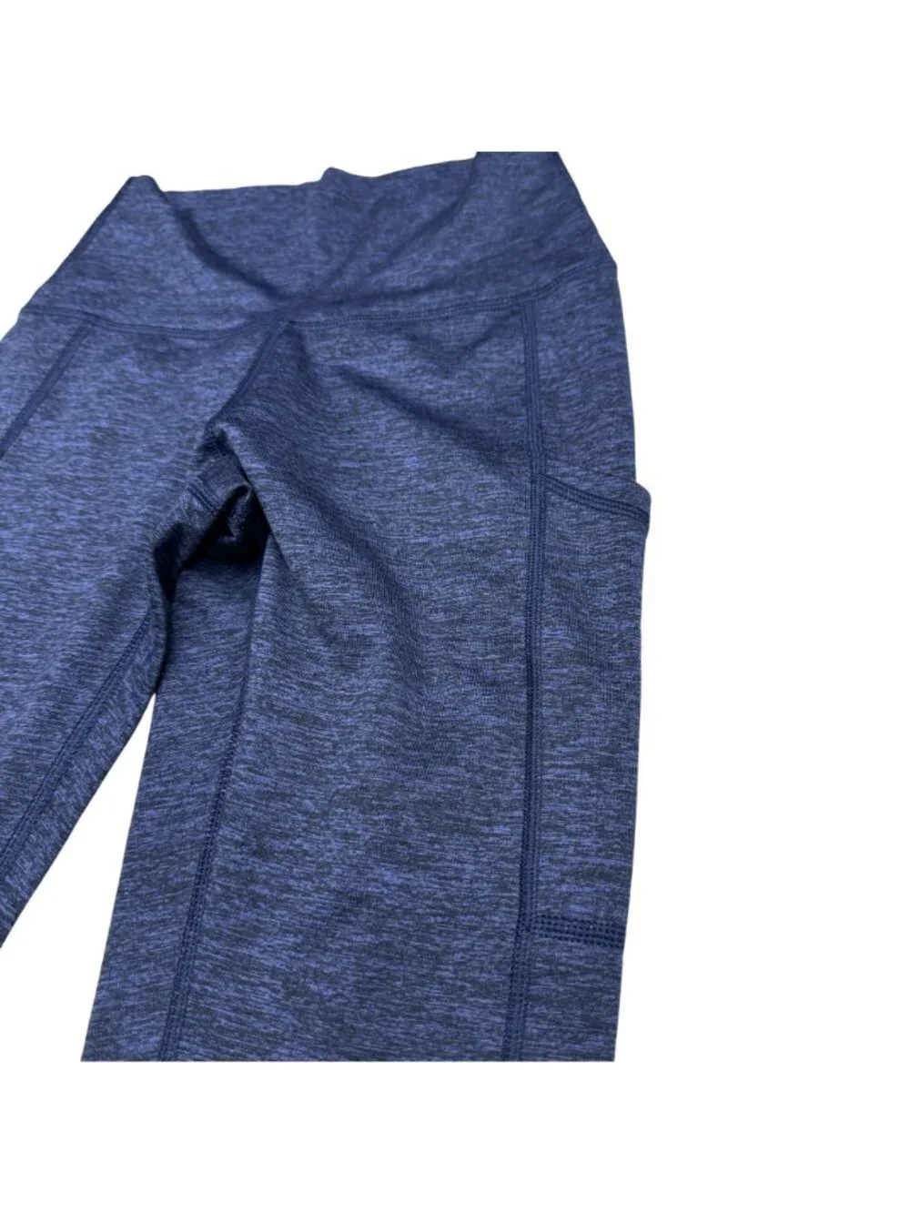 Aerie Chill Play Move Women's High Rise Legging Blue Pockets Workout, Size S - Picture 3 of 10